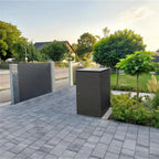 Metzler Mülltonnenbox | 1er | 240l | aus Aluminium | rostfrei & massiv