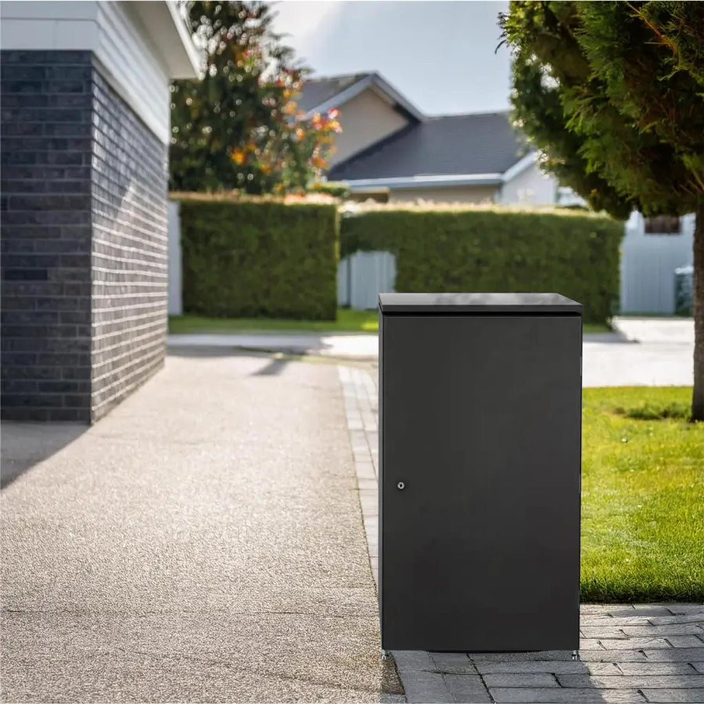 Metzler Mülltonnenbox | 1er | 240l | aus Aluminium | rostfrei & massiv