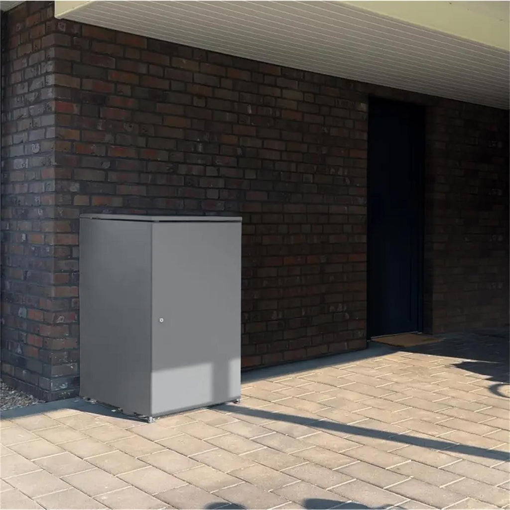 Metzler Mülltonnenbox | 1er | 240l | aus Aluminium | rostfrei & massiv