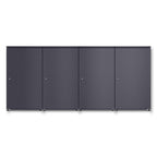 Metzler Mülltonnenbox | 4er | 240l | aus Aluminium | rostfrei & massiv