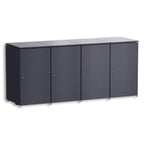 Metzler Mülltonnenbox | 4er | 240l | aus Aluminium | rostfrei & massiv