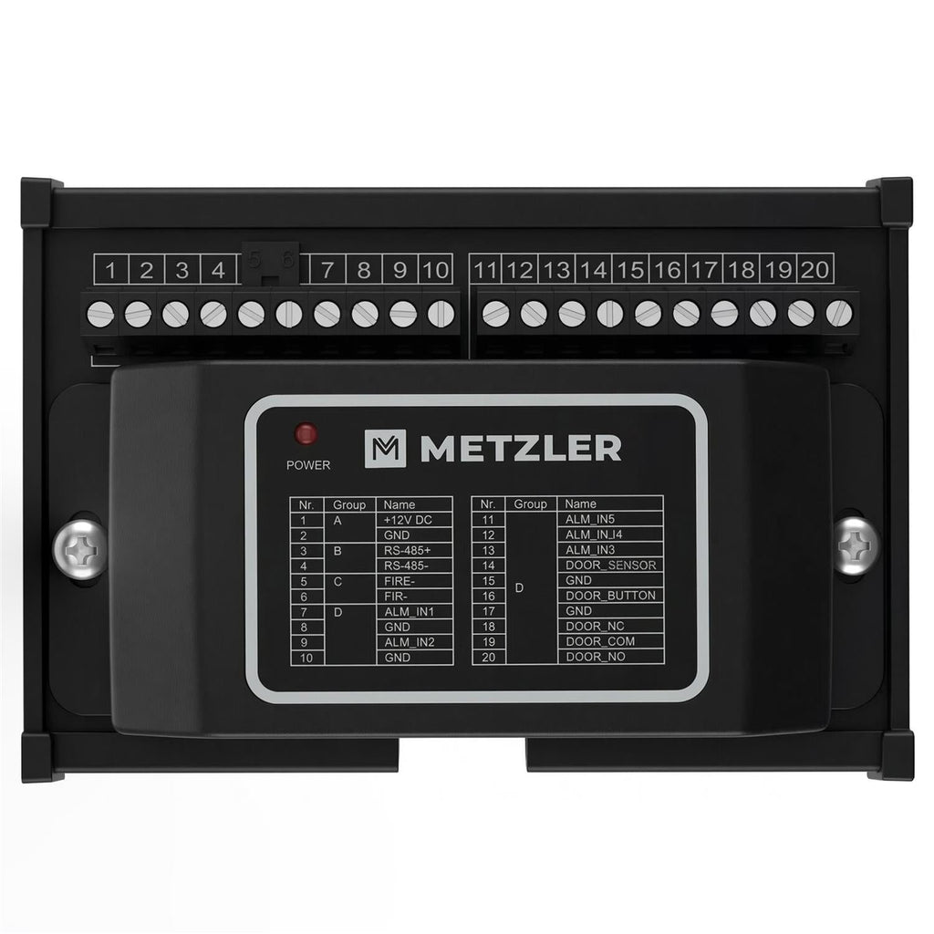 Metzler Sicherheitsmodul mit Hutschienenhalter
