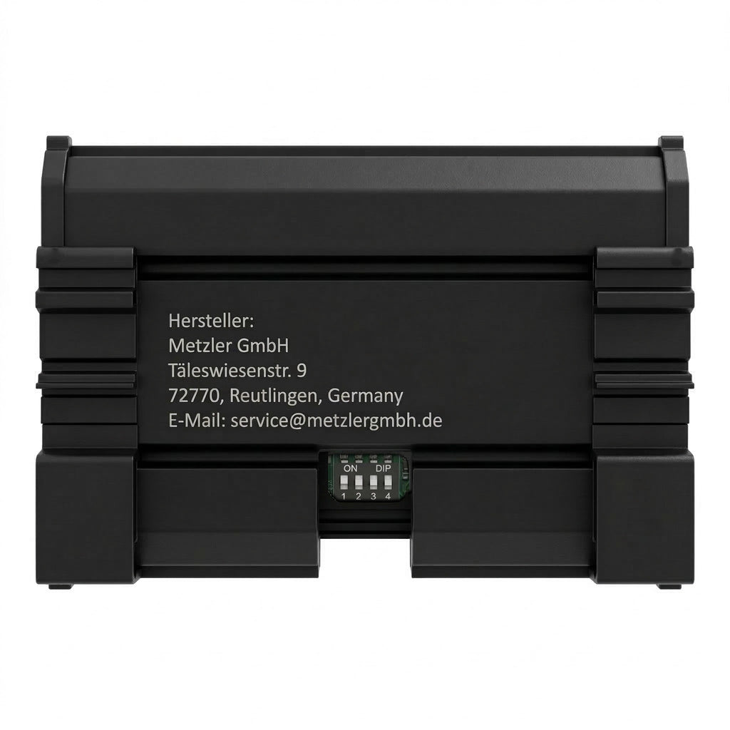 Metzler Sicherheitsmodul mit Hutschienenhalter
