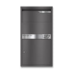 Metzler Paketbox | personalisiert mit Gravur | Edelstahl-Namensschild | rostfrei & massiv | Avalon 2