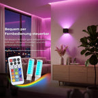 Metzler G9 LED Leuchtmittel RGBW | Dimmbar per Fernbedienung | 2er Set | Farbwechsel