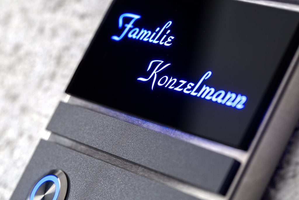 LED Türklingel aus Edelstahl Black-Edition schwarz