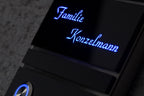 LED Türklingel aus Edelstahl Black-Edition schwarz