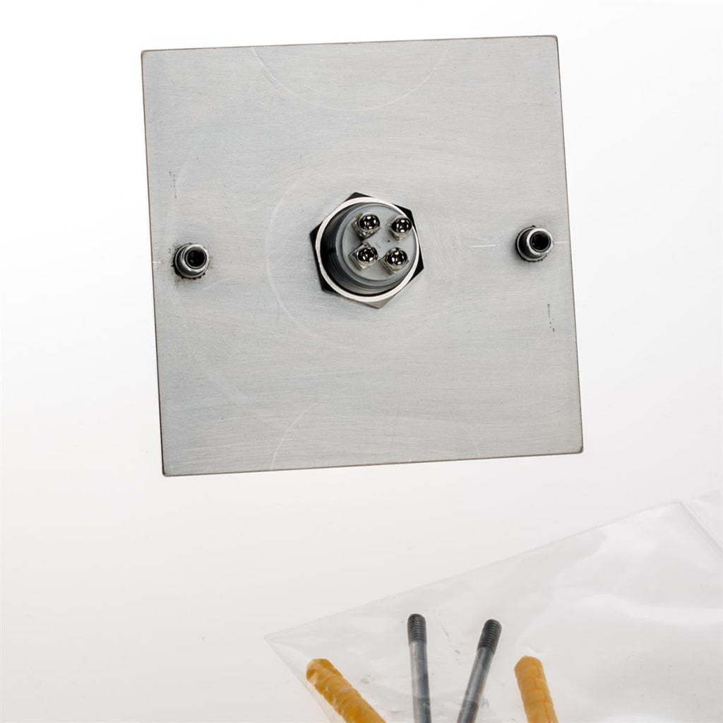 Metzler Design Klingelschild Anthrazit Gravur + LED-Drucktaster | Velora