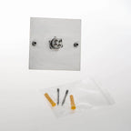 Metzler Türklingel Edelstahl Weiß Lasergravur + LED-Taster | Sena