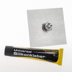 Metzler Design Klingelschild mit Gravur + LED-Drucktaster optional | Velora