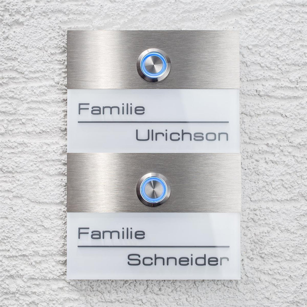 Metzler Türklingel für Zweifamilienhaus mit verschiedenen Optionen | Sena M2