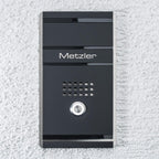 Anthrazit Edelstahl-Türklingel M01