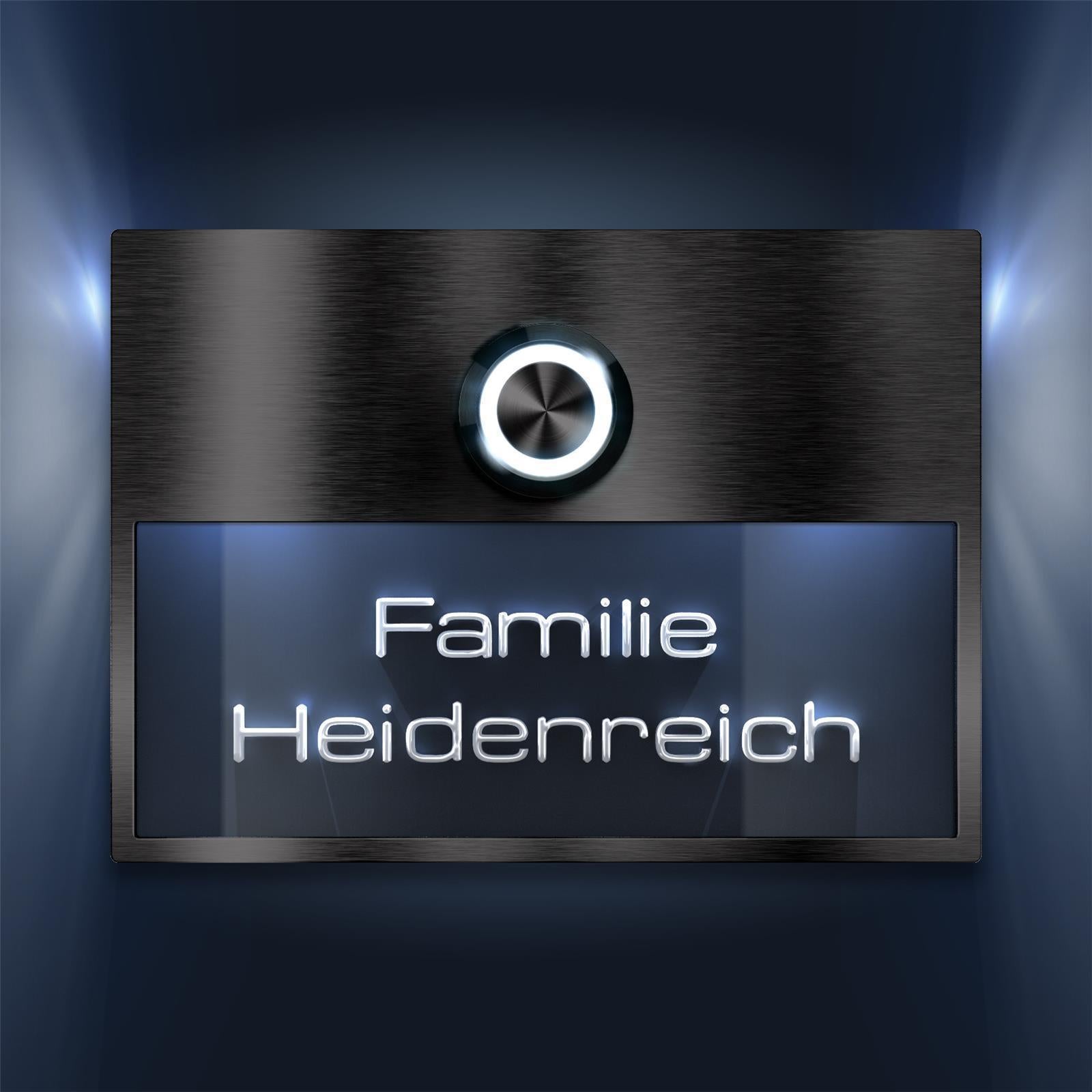 Metzler Türklingel mit LED 3D-Namensschild | Otto