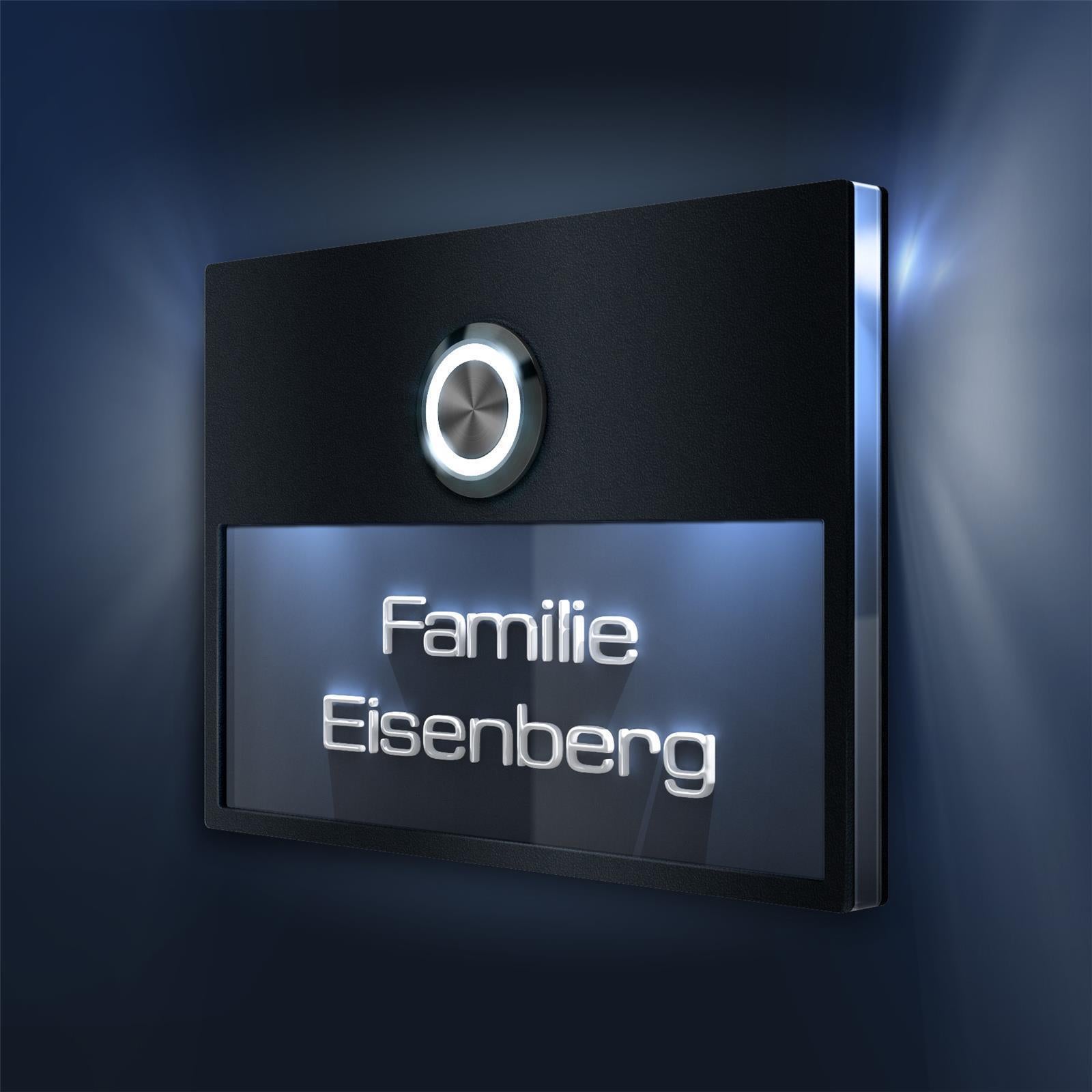 Metzler Türklingel mit LED 3D-Namensschild | Otto