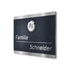 Anthrazit LED-Türklingel Haustürklingel aus Edelstahl