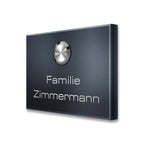 Metzler Funkklingel kabellos Edelstahl V2A | Aufputz Türklingel IP67 | 150m Reichweite | Vitus