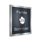 Metzler Türklingel aus Edelstahl mit Gravur + LED-Taster optional | Ari