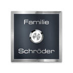 Metzler Türklingel aus Edelstahl mit Gravur + LED-Taster optional | Ari