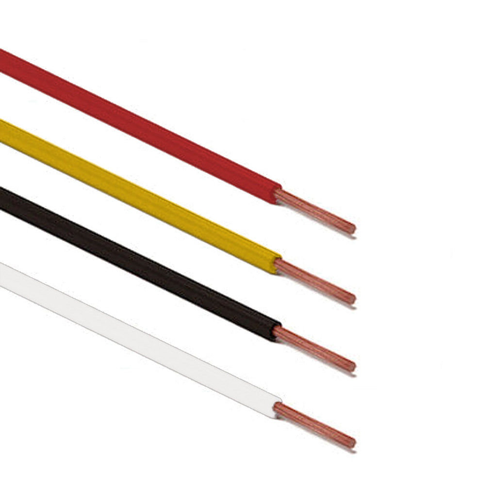 Klingeldraht 3 m Kupfer flexibel 0,5mm² Litze