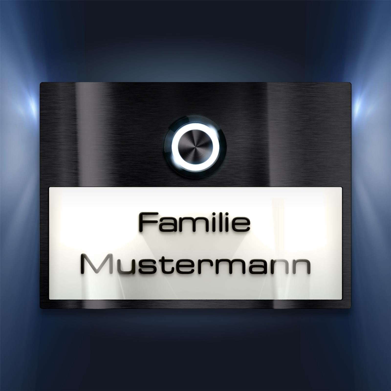 Metzler Türklingel mit LED 3D-Namensschild | Otto