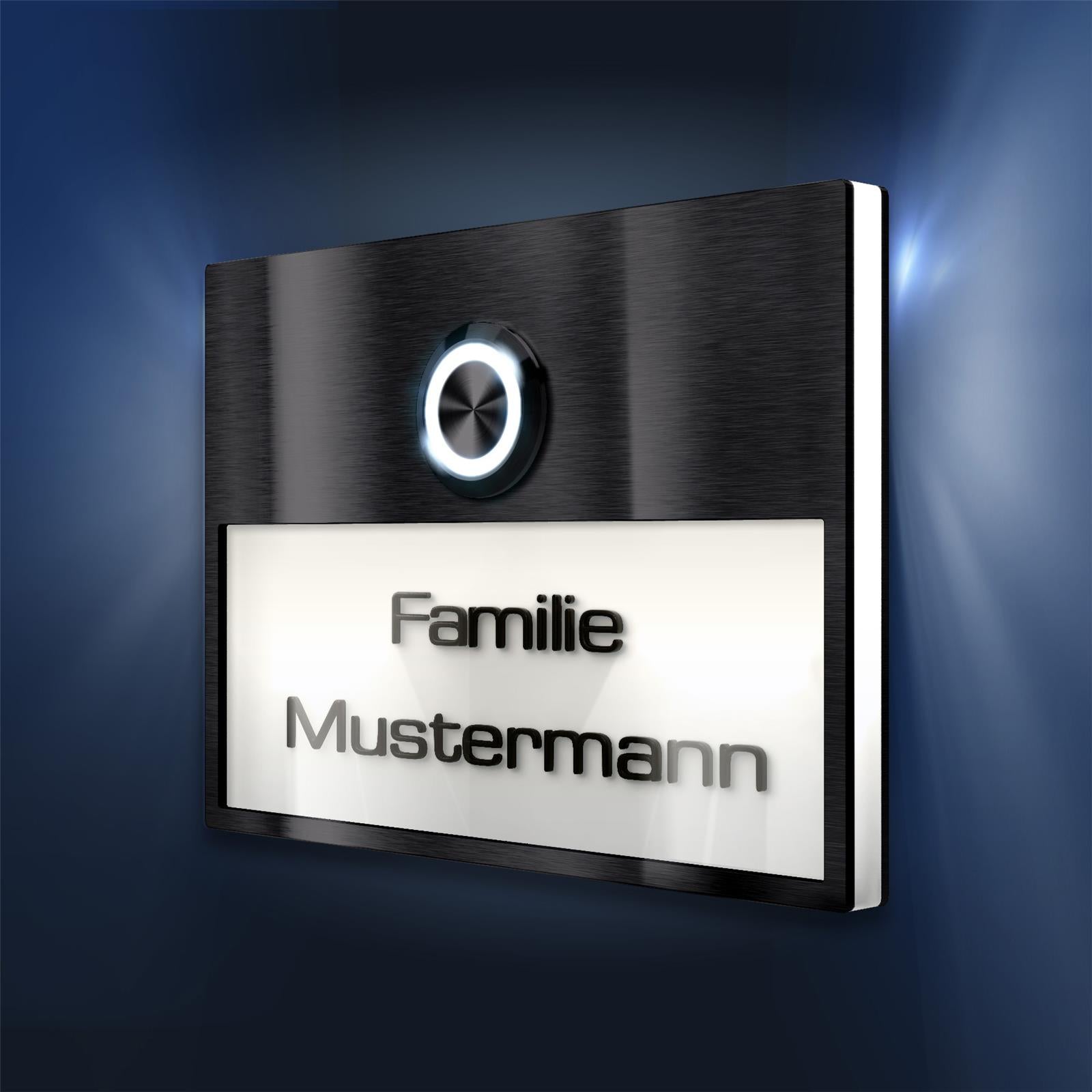 Metzler Türklingel mit LED 3D-Namensschild | Otto