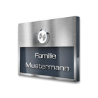 Metzler LED Türklingel Edelstahl Anthrazit 3D-Gravur optional | Otto