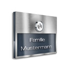 Metzler LED Türklingel Edelstahl Anthrazit 3D-Gravur optional | Otto