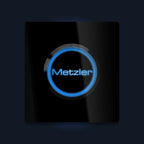 Metzler quadratische Türklingel mit LED Gravur + Klingeltaster | Luna