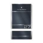 Metzler Standbriefkasten Anthrazit Gravur + Zeitungsfach optional | 01