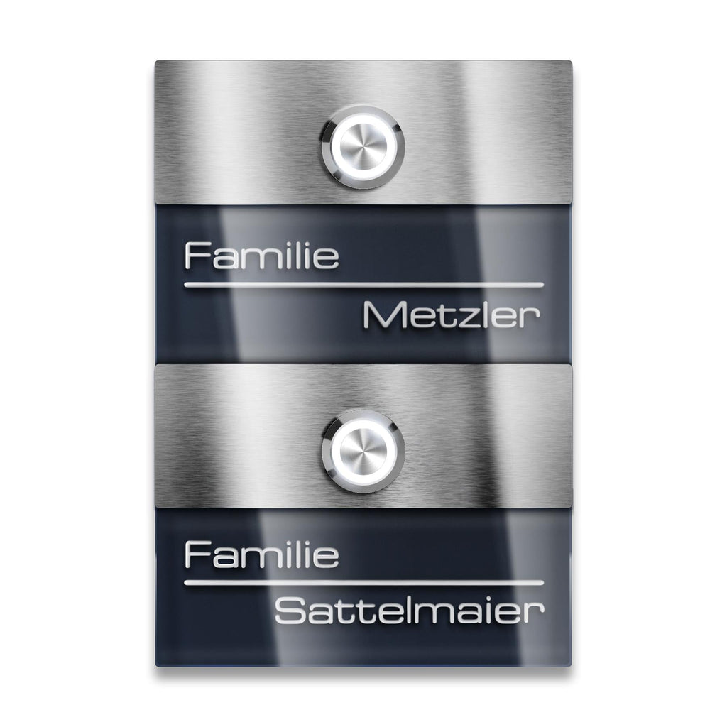 Metzler Türklingel für Zweifamilienhaus mit verschiedenen Optionen | Sena M2