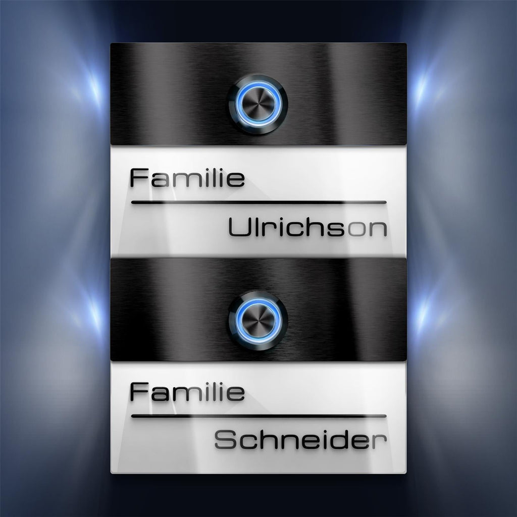 Metzler Türklingel für Zweifamilienhaus mit verschiedenen Optionen | Sena M2