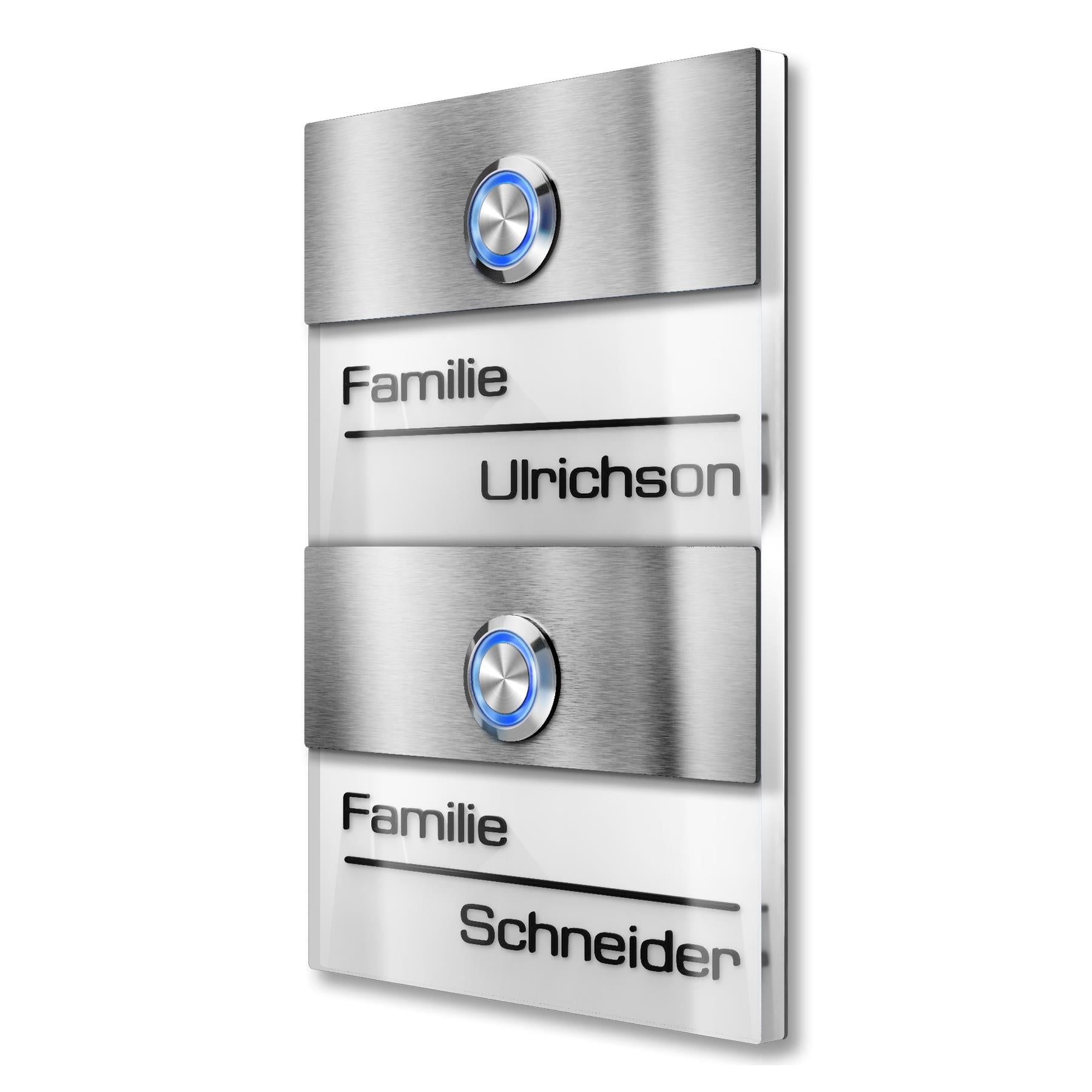 Metzler Türklingel für Zweifamilienhaus mit verschiedenen Optionen | Sena M2