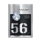 Design Edelstahl Türklingel XXL-Klingel