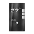 Metzler Design Klingelschild Edelstahl Schwarz Gravur | Talos